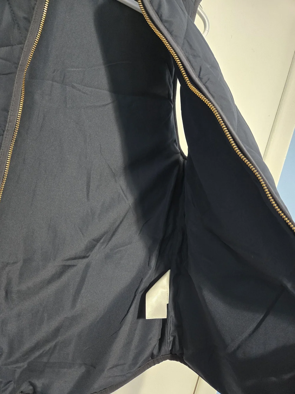 J.Crew Mercantile Quilted Vest Womens Small Navy Blue‎ Lightweight Puffer Zip